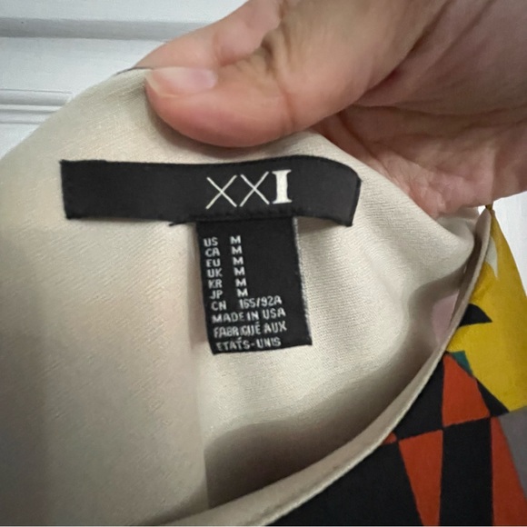 Forever 21 Geometric print sleeveless dress, size M - Picture 6 of 8